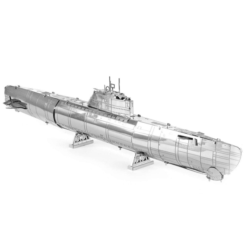 MMS121 – GERMAN U-BOAT TYPE XXI TWO SHEET 3D METAL MODEL KITS