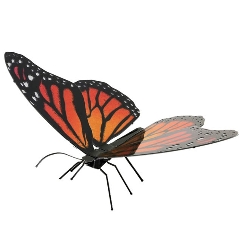 MMS123 – BUTTERFLY MONARCH METAL EARTH 3D LASER CUT MODEL
