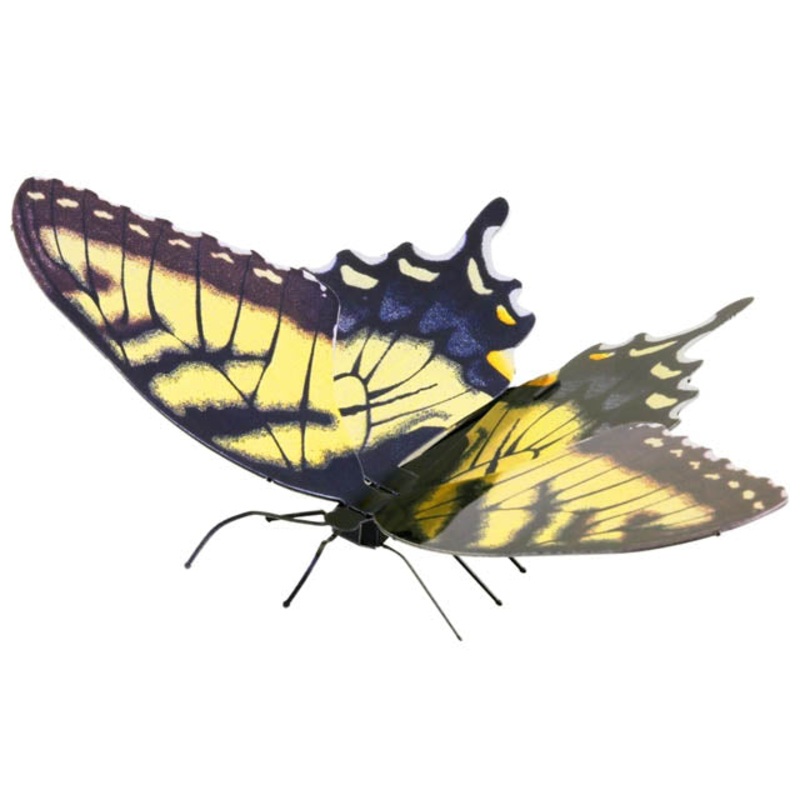 MMS125 – BUTTERFLY SWALLOWTAIL METAL EARTH 3D LASER CUT MODEL