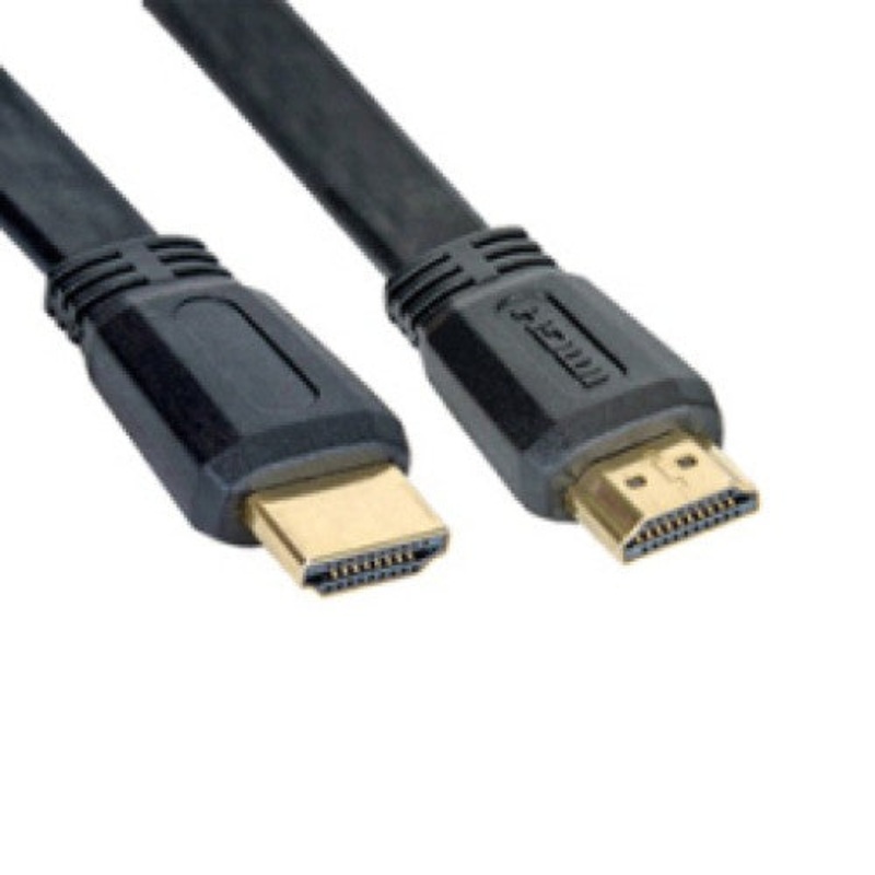 PRO2088-1.4-1 – HDMI TO HDMI CABLE FLAT 1.4V 3FT BLK