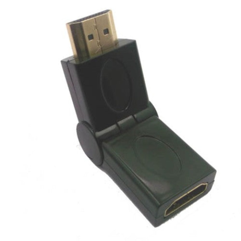 PRO2098-180D – HDMI MALE-FEM ADAPTER RA SWIVEL 180DEG