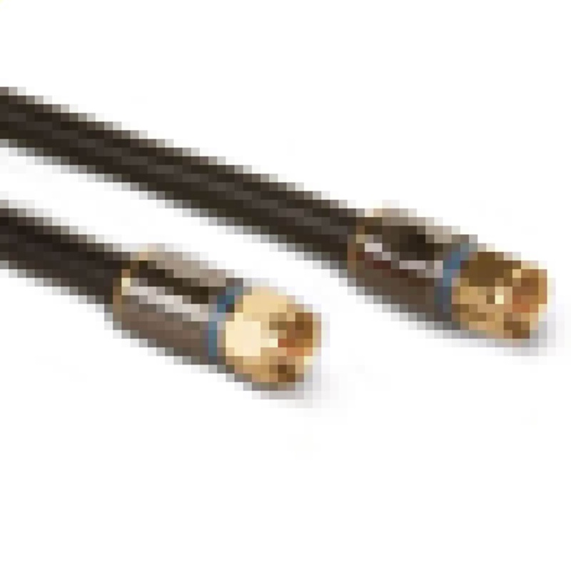 SDW5202H/17 – VIDEO CABLE RG6 F M/M 6FT QUAD SHIELD BLACK