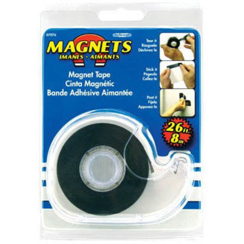 07076 – MAGNET TAPE FLEXIBLE 75INX26FT WITH DISPENSER
