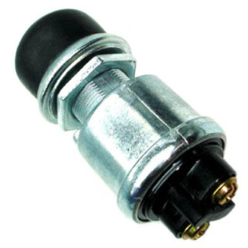 660-110 – PUSH SWITCH MOM NO 25A/12VDC WITH RUBBER CAP