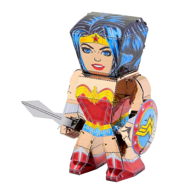 MEM025 – LEGENDS-WONDER WOMAN METAL EARTH 3D LASER CUT MODEL