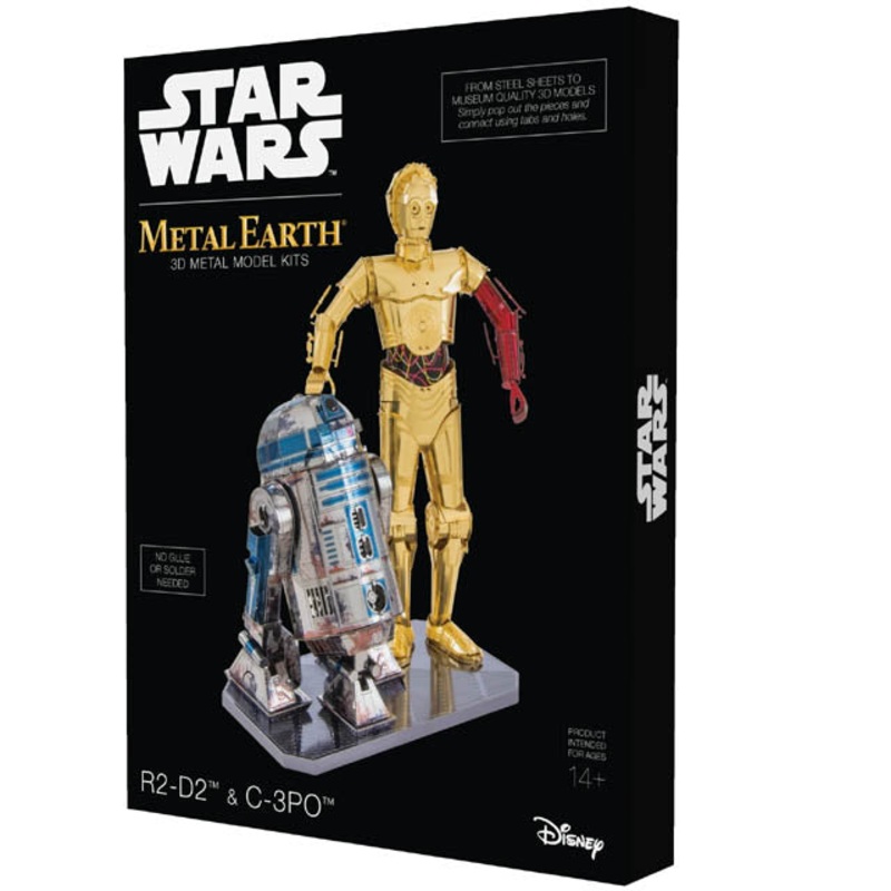 MMG276 – STAR WARS R2-D2 & C-3PO METAL EARTH 3D METAL MODEL KITS