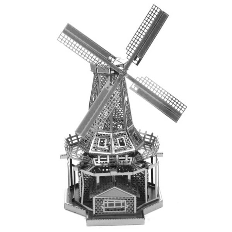 MMS038 – WINDMILL METAL EARTH 3D LASER CUT MODEL