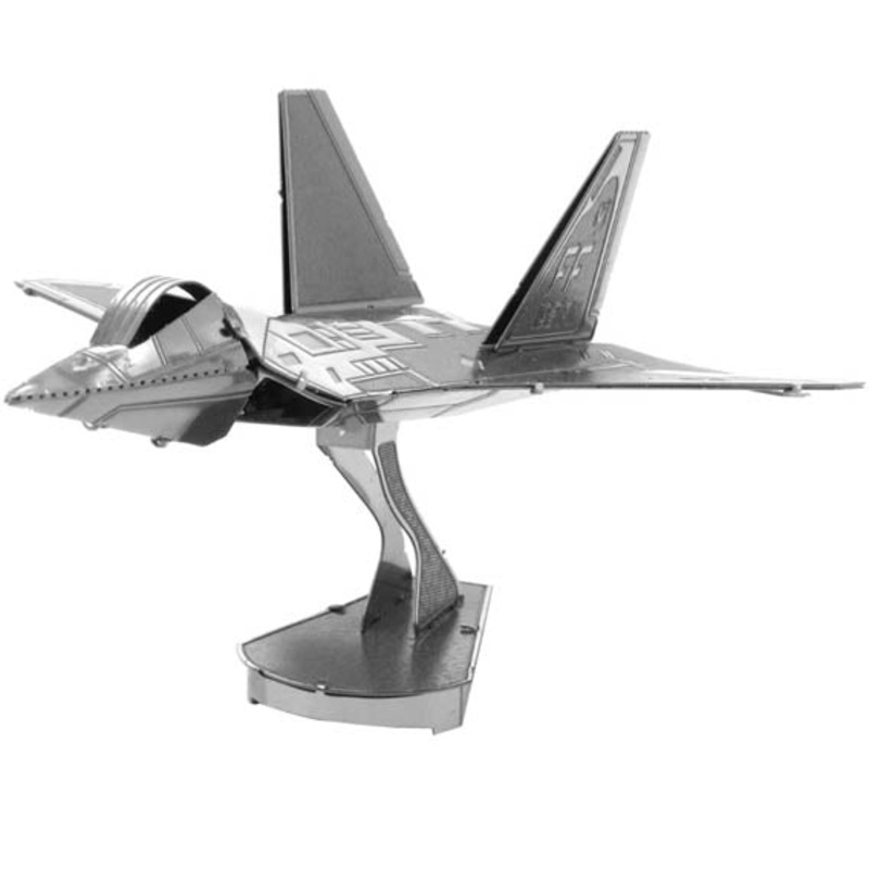 MMS050 – F-22 RAPTOR METAL EARTH 3D LASER CUT MODEL