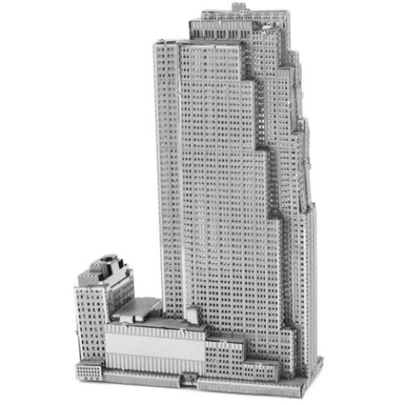 MMS061 – ROCKFELLER PLAZA 3D LASER CUT MODEL 2SHEETS
