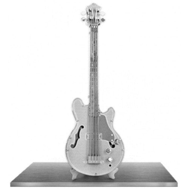 MMS075 – ELECTRIC BASS GUITAR METAL EARTH 3D LASER CUT MODEL