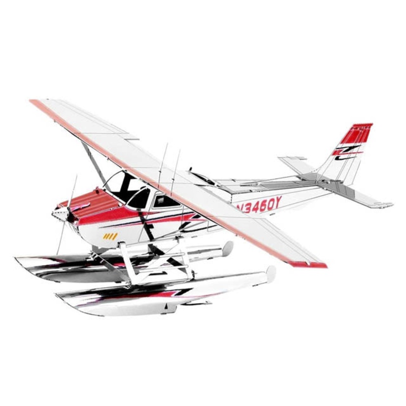 MMS111 – CESSNA 182 FLOATPLANE METAL EARTH 2 SHEET METAL MODEL