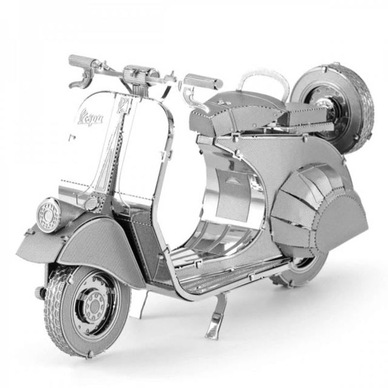MMS154 – CLASSIC VESPA 125 METAL EARTH 2 SHEET STEEL MODEL