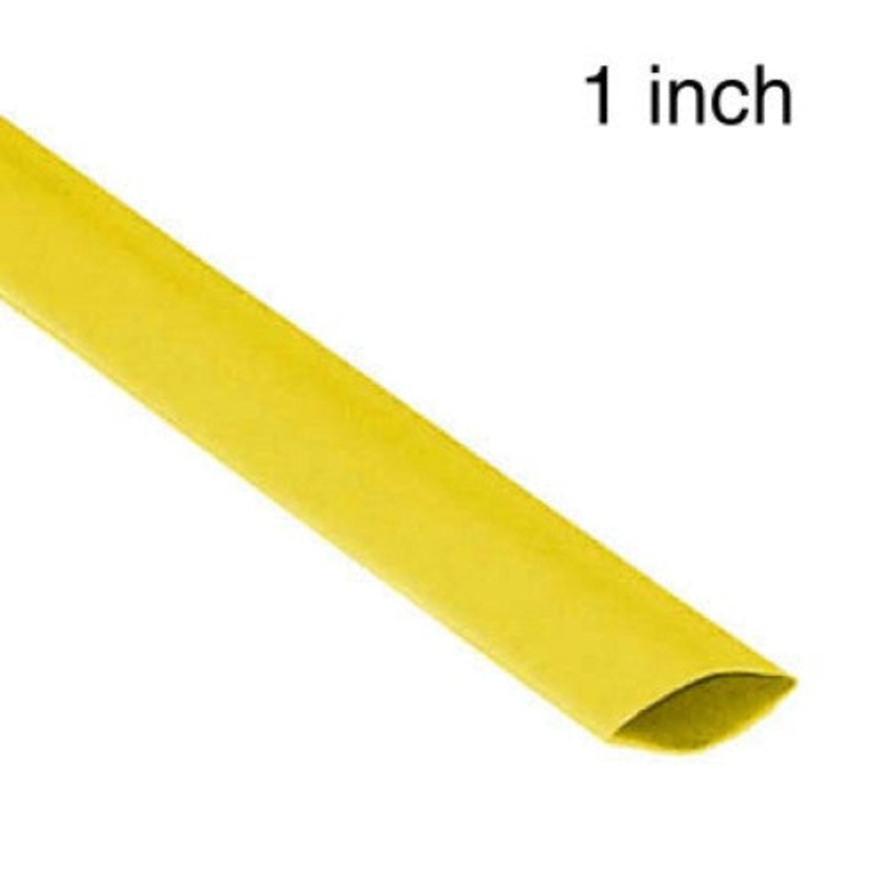 PLF100-1-YEL-4 – TUBING HST 1INX4FT SW YEL 2:1 600V 125C