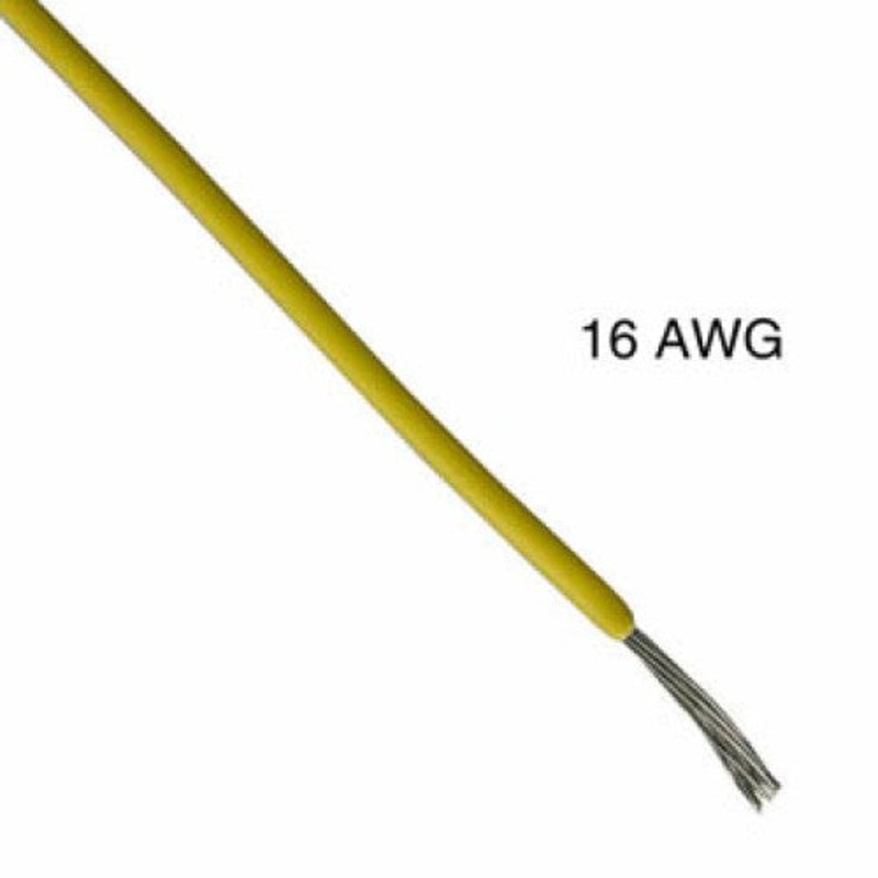 T1018-21-05 – WIRE STRANDED 16AWG 100FT YELLOW TC PVC FT1 3V 15C