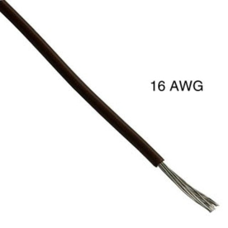 T1018-21-08 – WIRE STRANDED 16AWG 100FT BROWN TC PVC FT1 3V 15C