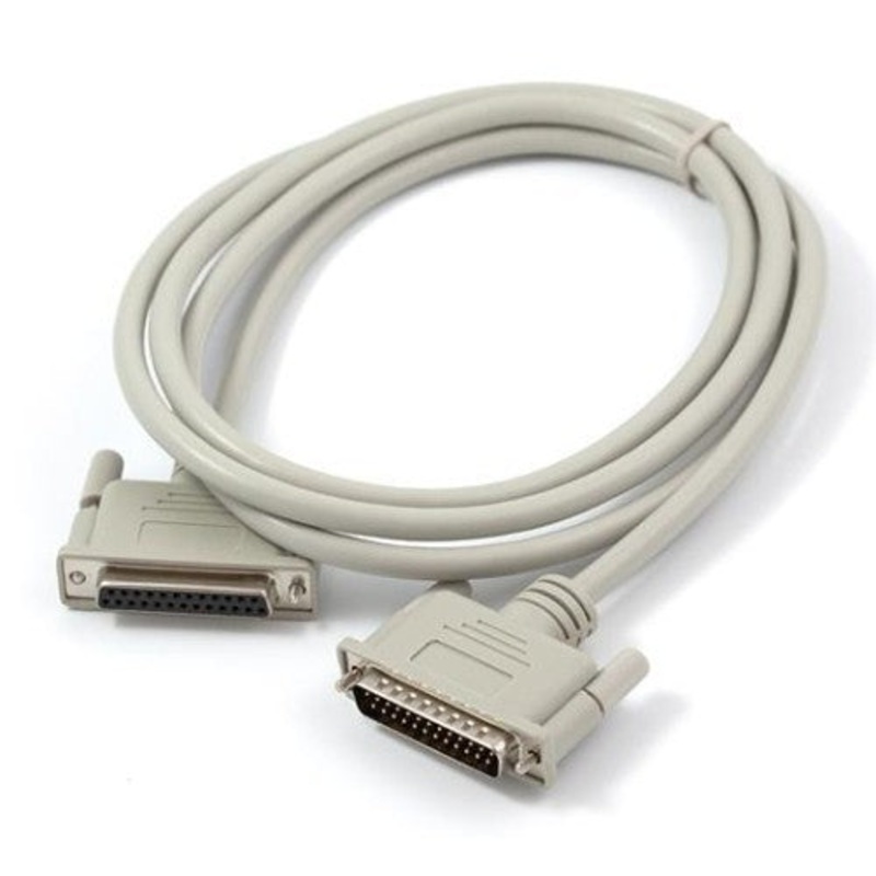 1126 – SERIAL CABLE DB25M/F 10FT STRAIGHT