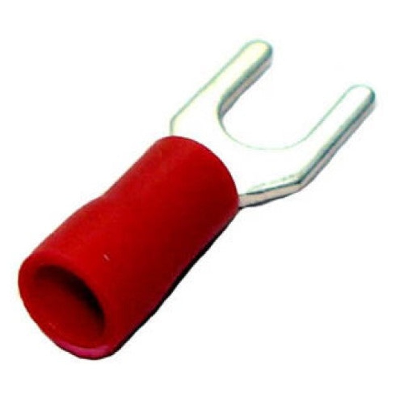 160125-1000 – SPADE TERM RED #8 22-18AWG ID-4.2MM WIDTH-7.2MM (1000 pcs/pkg)