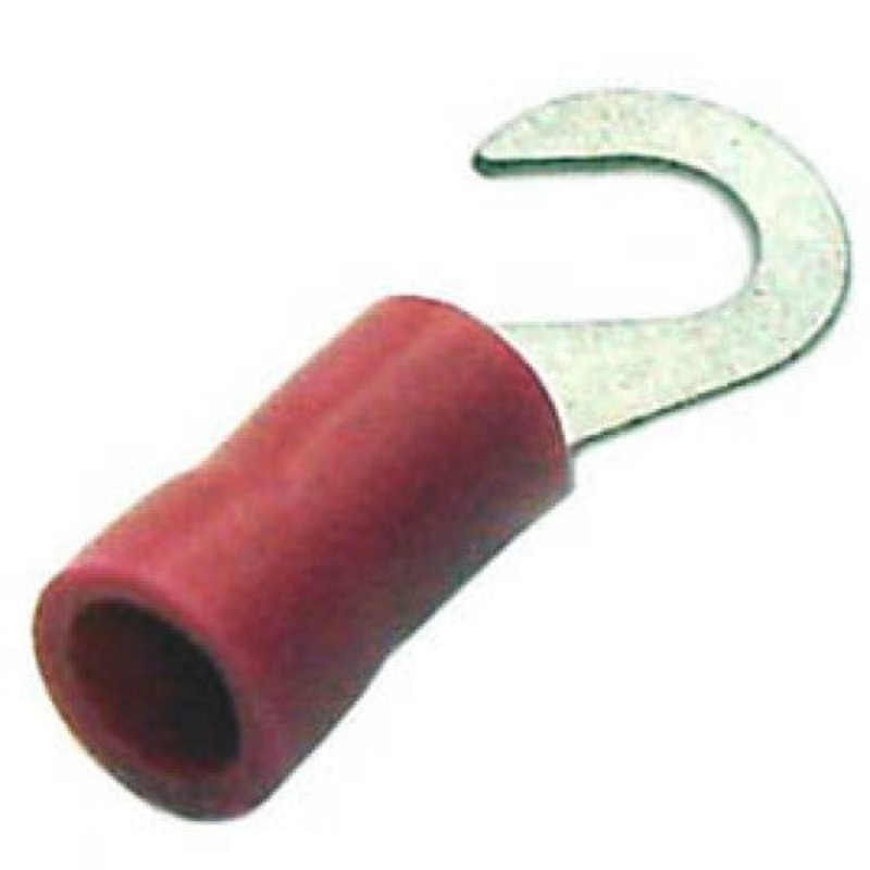 160140-2010 – HOOK TERM RED #10 22-16AWG ID-4.85MM WIDTH-8MM (10 pcs/pkg)