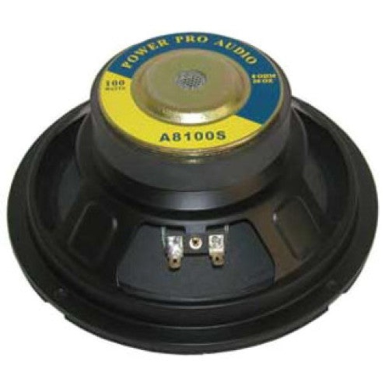 A8100B – SPEAKER RND 8R 100W MAX 8IN 90DB 30-5KHZ