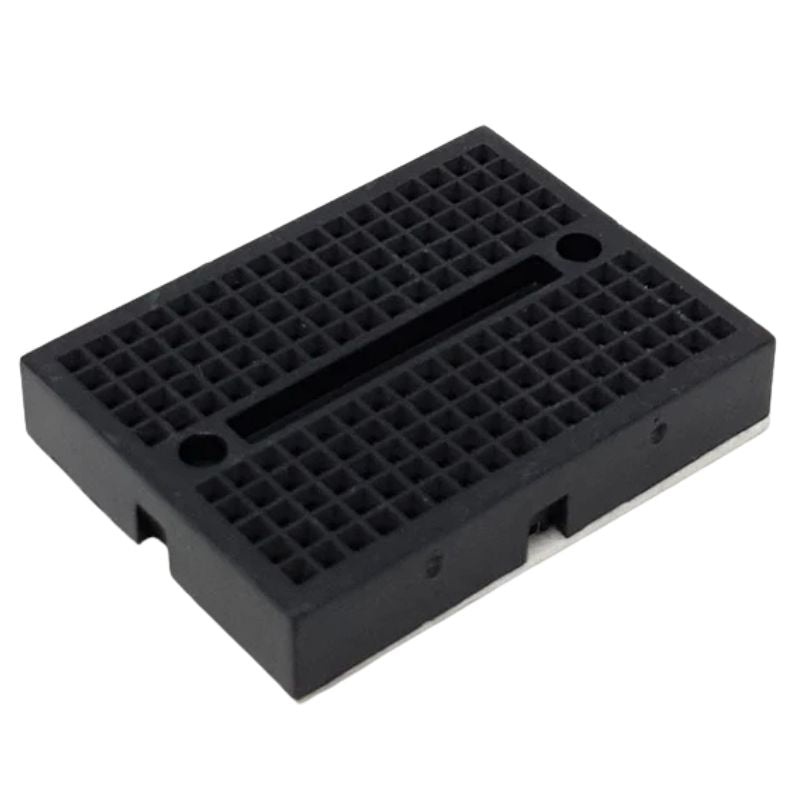 EBB-121BLK – BREADBOARD 2 STRIP 1.8X1.4IN 170 TIE POINTS BLACK