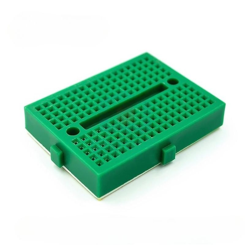 EBB-121GRN – BREADBOARD 2 STRIP 1.8X1.4IN 170 TIE POINTS GREEN