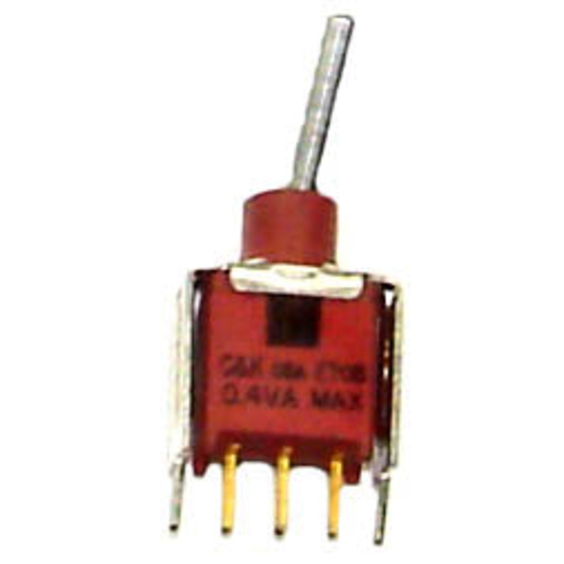 ET08SD1V3BE – TOGGLE SWITCH MOM 1P2T 20MA ON- NONE-(ON) 20V UNTH PCST 5MM HOLE