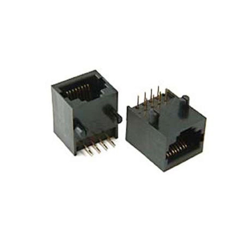 GD251-08 – MODULAR JACK 8P8C PCRA BLACK