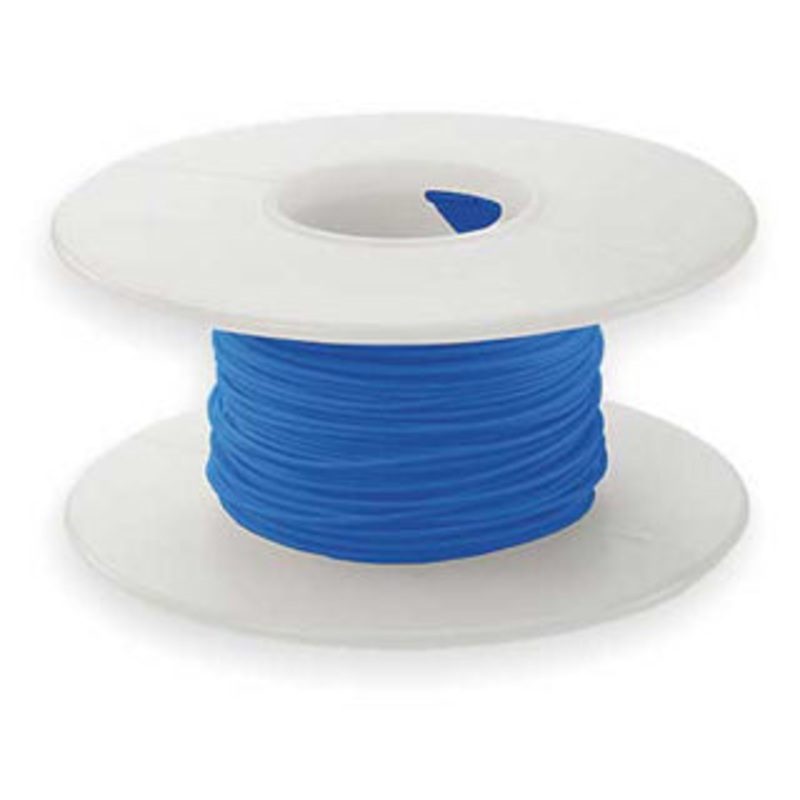 KYNAR BLUE – WW WIRE 30AWG SOLID 50FT BLUE