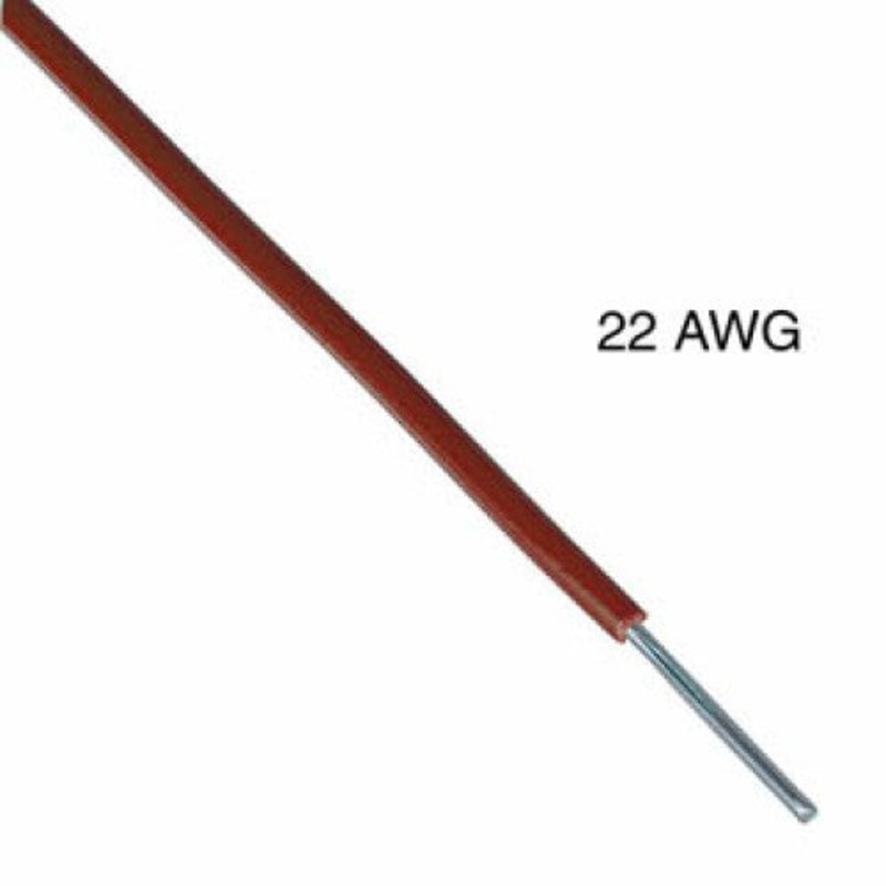 T1010-21-08 – WIRE SOLID 22AWG 100FT BROWN TR64 TC PVC FT1 3V 15C