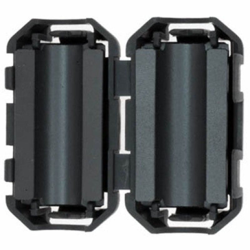 2X43-251P2 – FERRITE CORE EMI SUPP 7MM ID 19MM LONG BLK CLAMPON FOR CABL