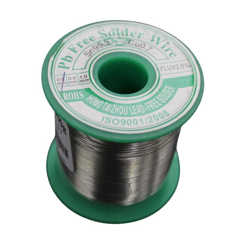 380102 – SOLDER WIRE LEAD FREE 1LB 0.6MM SN99.3% CU0.7% FLUX 2%