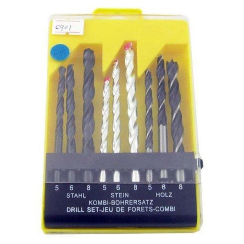 70050 – DRILL BIT METAL/CONCRETE/WOOD ASSORTED 9PC/SET
