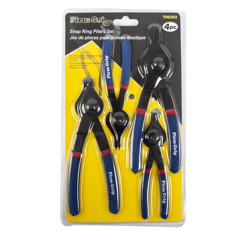 706303 – PLIERS SNAP RING 4PC/SET FOR INT. AND EXT. RETAINER RINGS