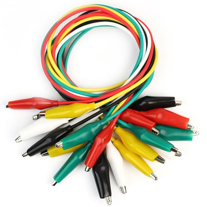 GBP-8545E – ALLIGATOR JUMPER LEAD SET 15IN 10 LEADS/SET 5 COLORS