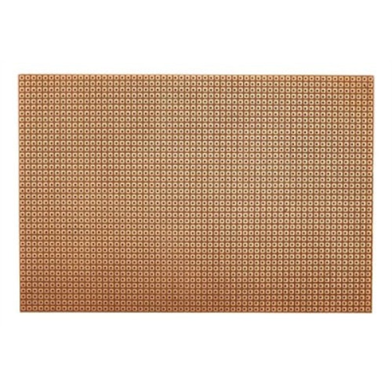 PCBDA-010917 – PCB ETCHED SS 3X4IN 1 HOLE PAD PHENOLIC 0.1IN PITCH
