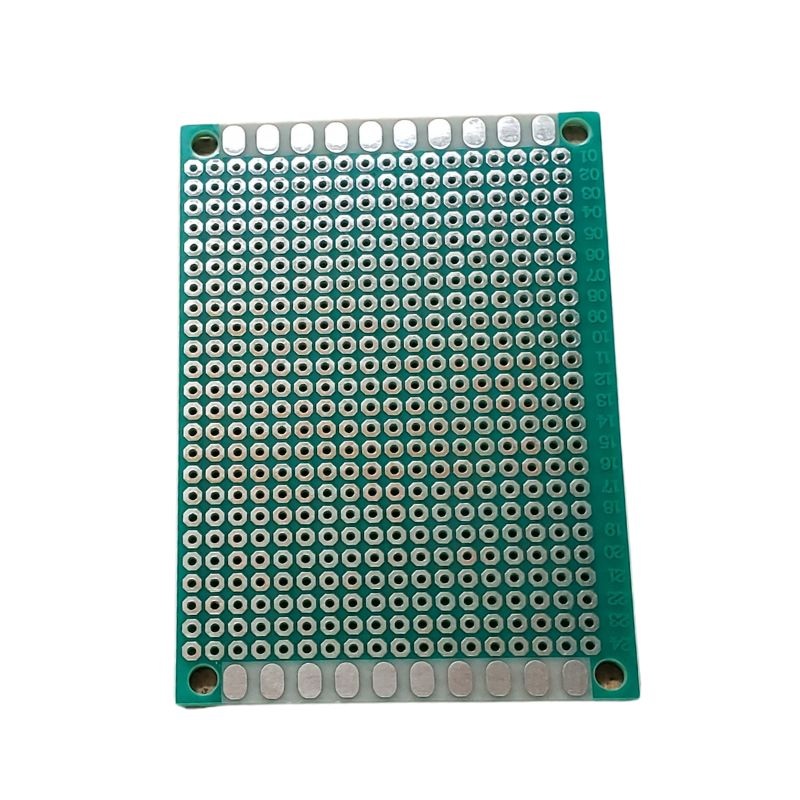 PCBDA-991520 – PCB ETCHED SS 6X8IN 1 HOLE PAD tin copper 0.1in pitch