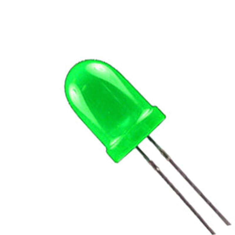 05846 – LED5 DIFF GREEN 600-1200MCD 570NM 2-2.2V (1000 pcs/pkg)