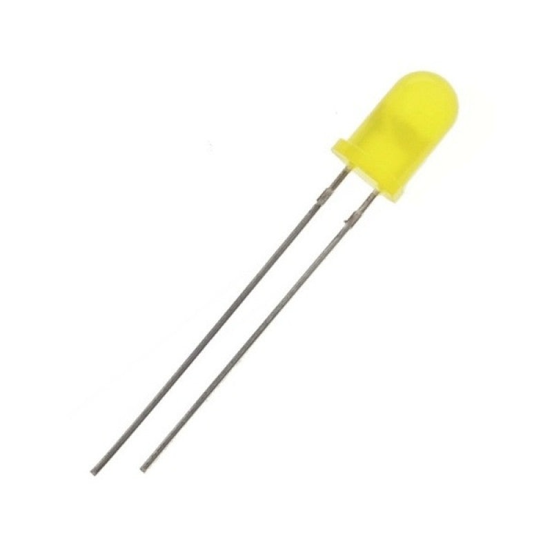 05852 – LED5 DIFF YEL 600-1200MCD 590NM (1000 pcs/pkg)