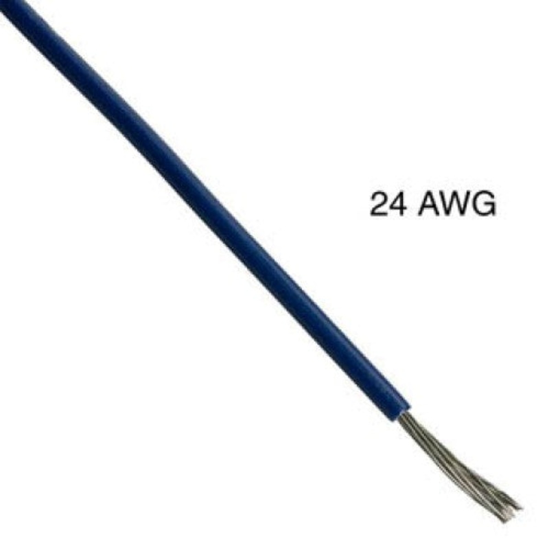 1112401.007T-BLUE – WIRE STRANDED 24AWG 1000FT BLUE TC PVC FT1 300V 105C