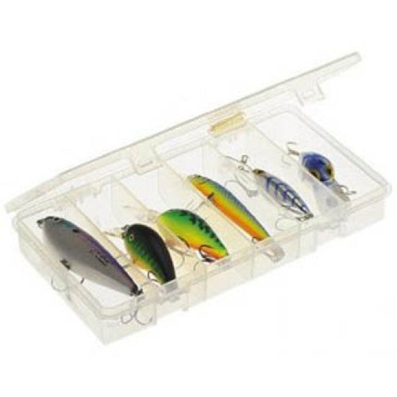 3450-46 – COMPONENT BOX 8X4X1.25IN CLEAR 6 COMPARTMENTS