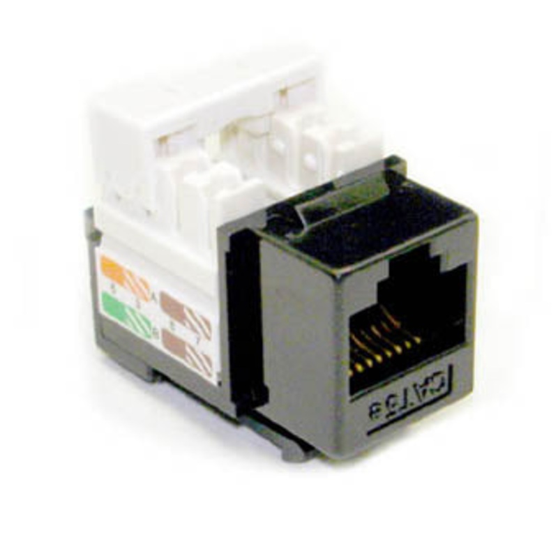 CAT500EP-BK – KEYSTONE JACK CAT5E BLK 110 90DEG