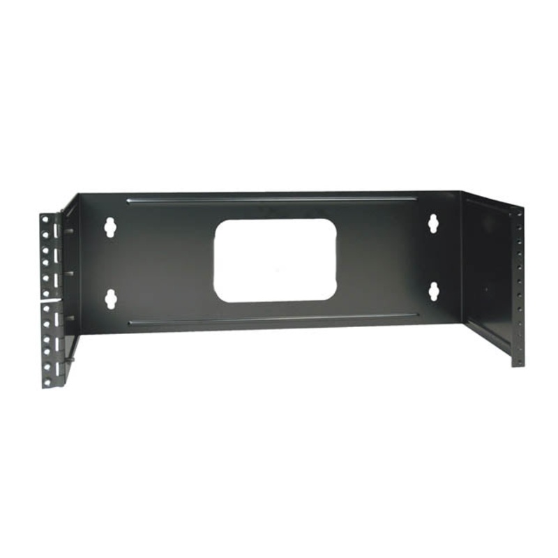 HWBKT-4UA – WALL MOUNT BRACKET 4U 7-11IN ADJUSTABLE DEPTH HINGED BLK