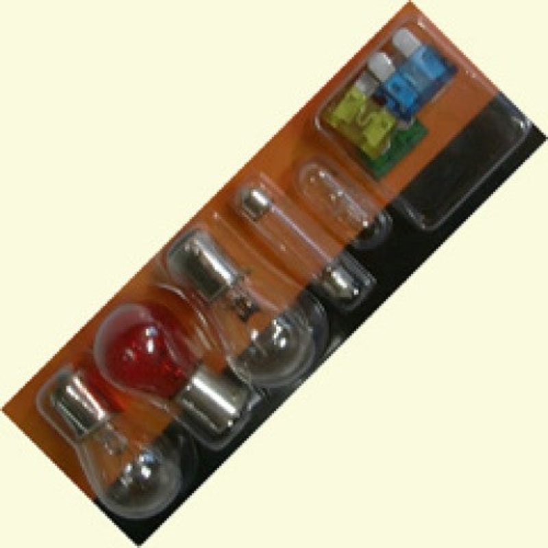 KW 5181 – AUTO BULB KIT WITH FUSE  (10 pcs/pkg)