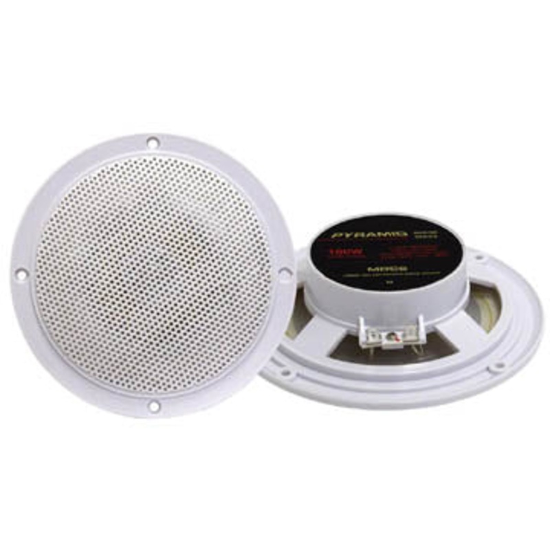 MDC-6 – SPEAKER RND WP 4R 30W RMS 4IN 5.25IN WHT 100-18KHZ 100W PEAK (2 pcs/pkg)