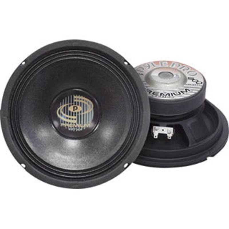PPA8 – WOOFER RND 8R 200W RMS 8IN BLK 89.2DB 55-6KHZ 500W PEAK