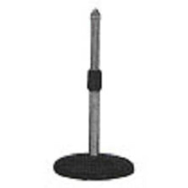 PS002 – MICROPHONE STAND BLACK 5FT WITH ROUND BASE