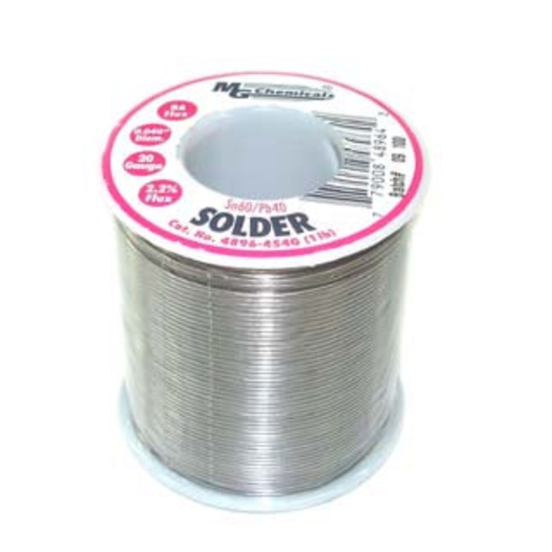 4896-454G – SOLDER WIRE 60/40 REGULAR 1LB 20AWG 0.04IN RA CORE