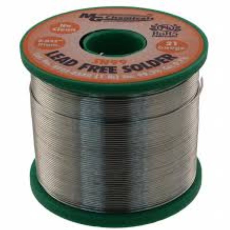 4901-454G – SOLDER WIRE LEAD FREE 1LB 21AWG 0.032IN  SN99.3%  CU:0.7%