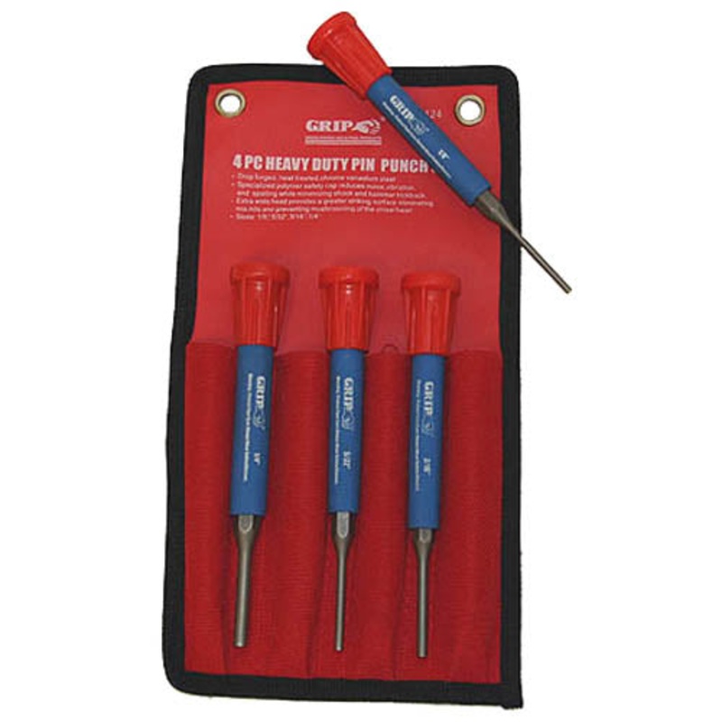 61124 – PIN PUNCH 4PC/SET ASSORTED