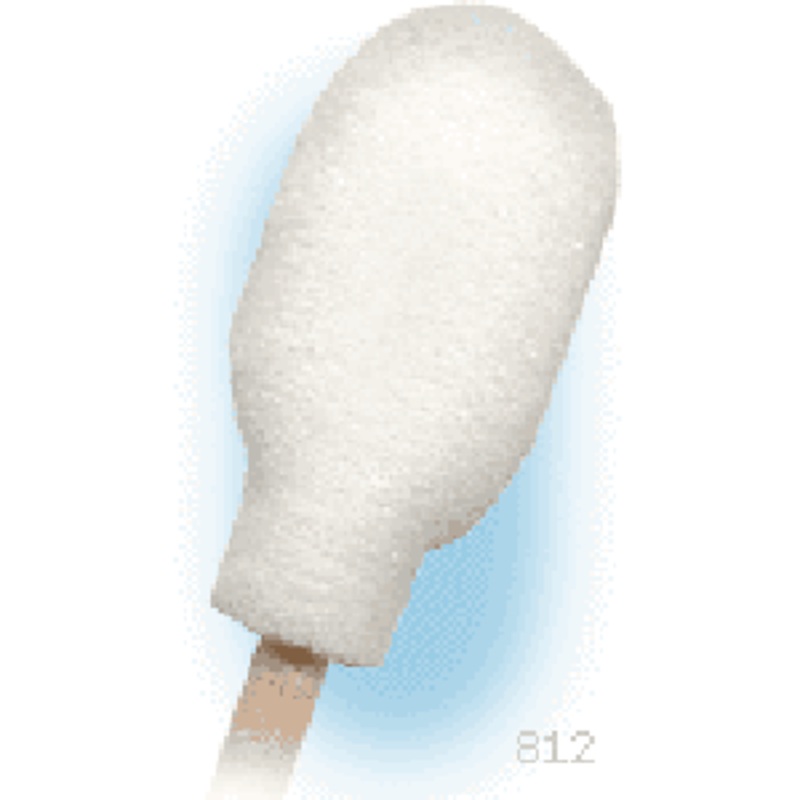 812-10 – FOAM OVER COTTON SWAB 6IN 10PC SINGLE HEAD (10 pcs/pkg)